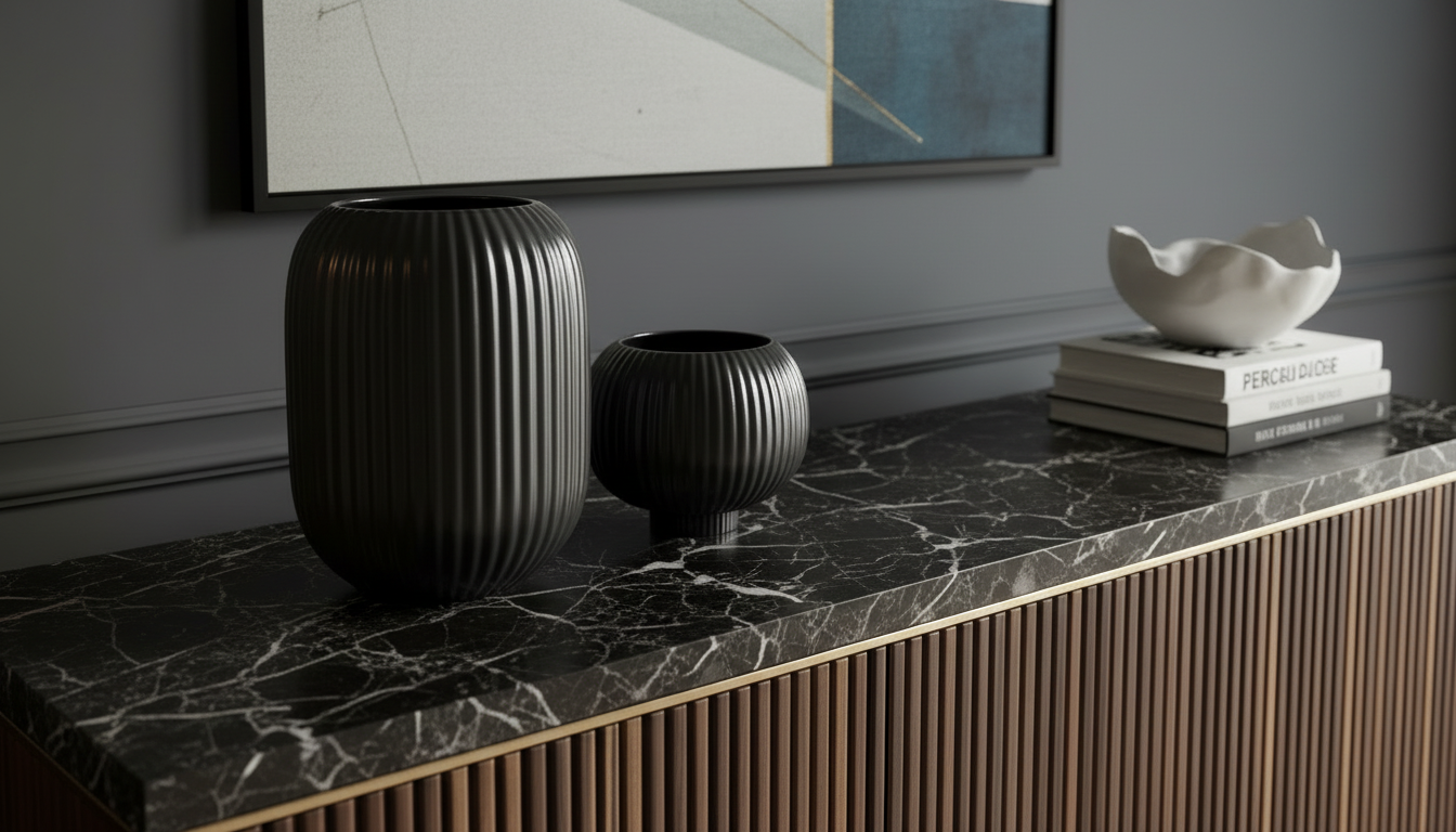 Ebony Makasar bespoke sideboard – premium craftsmanship – Chris Cimer – UK, Poland, Europe